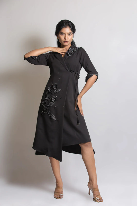 Blazer Tie up Dress