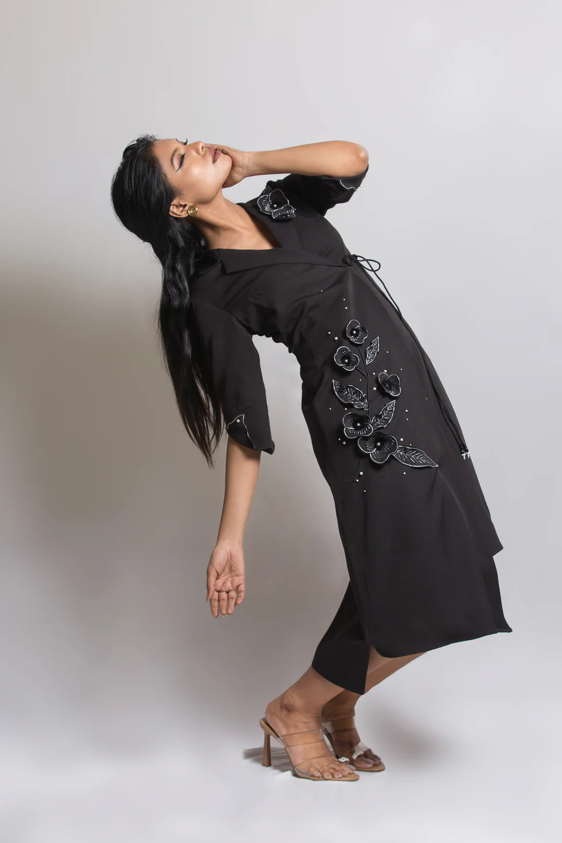 Blazer Tie up Dress
