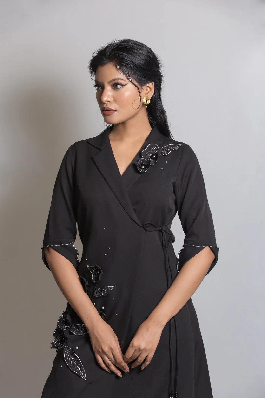 Blazer Tie up Dress