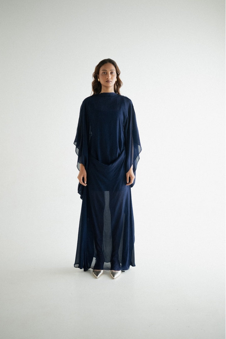 Chiffon  Shirt with Embroidered Pants