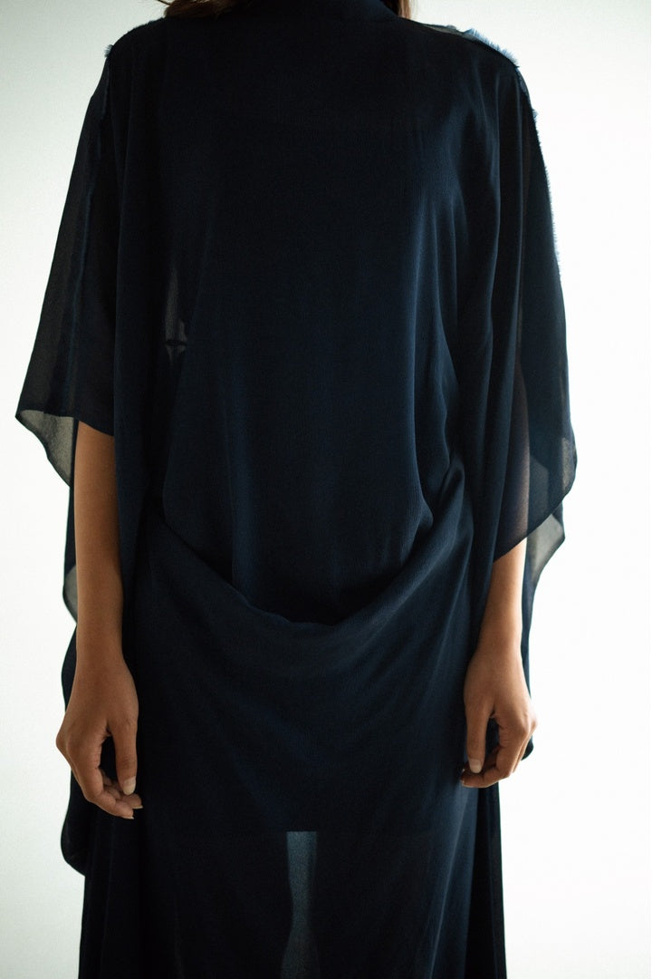 Chiffon  Shirt with Embroidered Pants