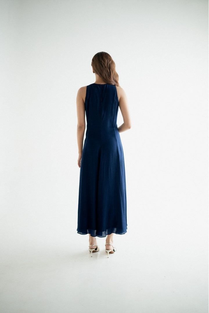 Sleeveless 8 Kali Dress with Embroidery and Print