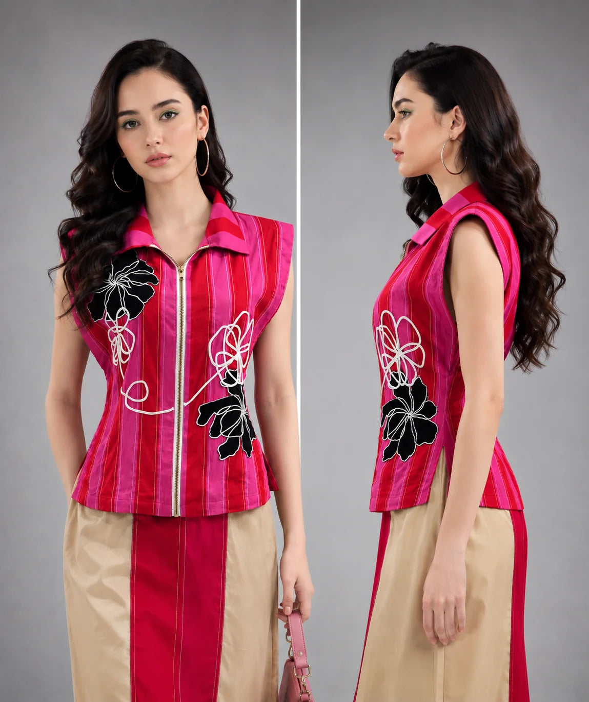 Flora Ember Bib Set