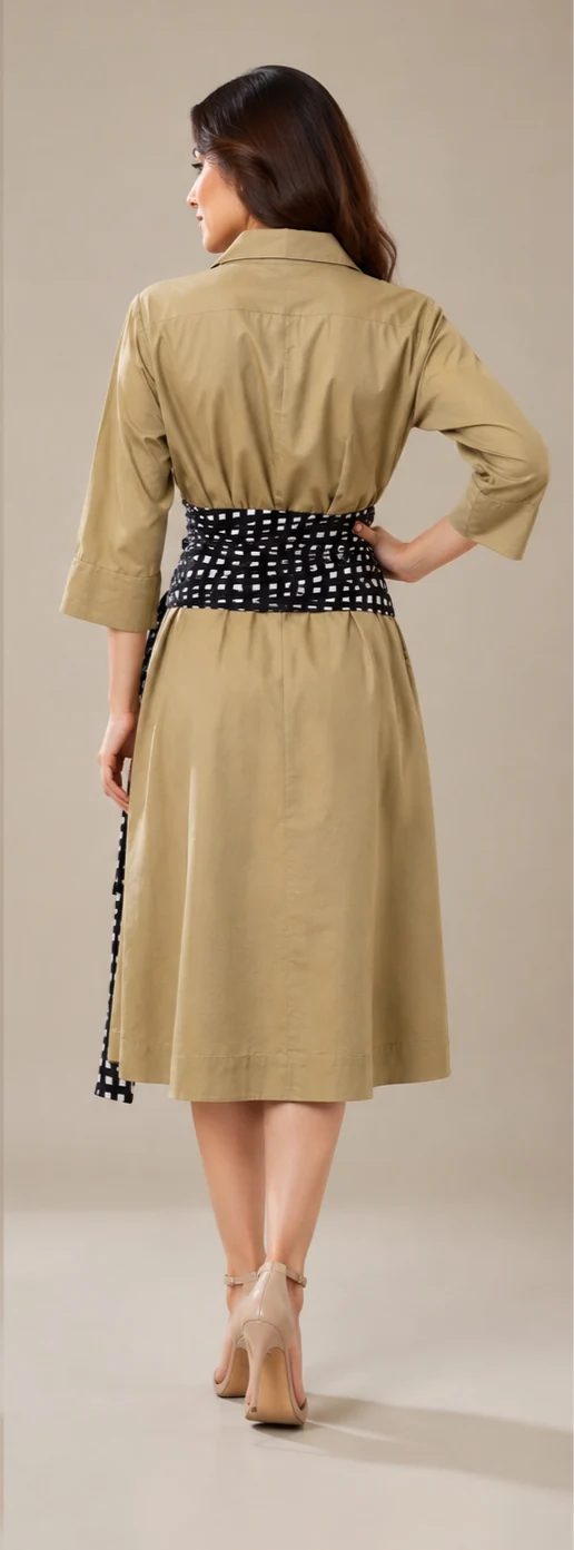 Beige Bloom Sash