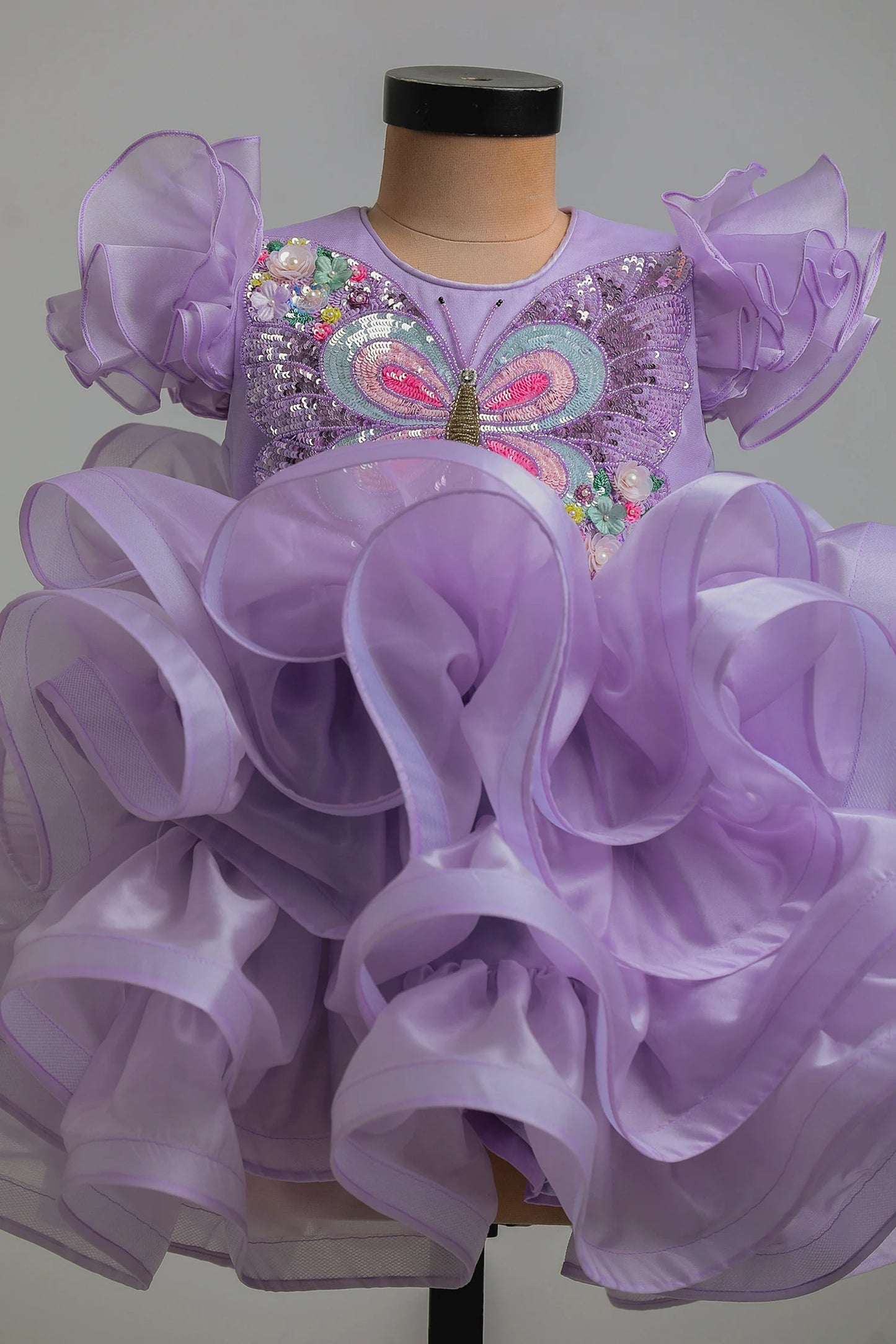 Lilac Butterfly Dress