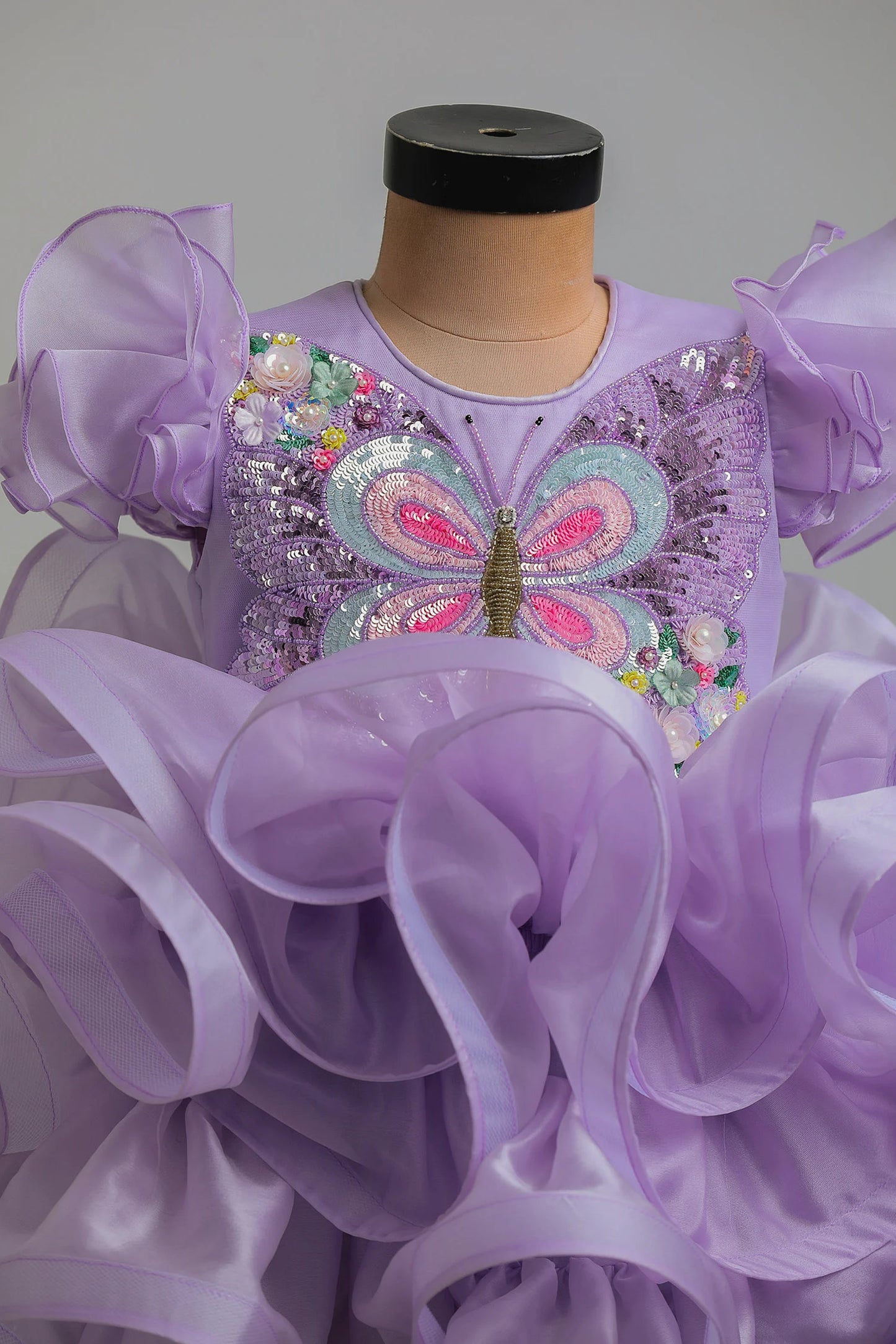 Lilac Butterfly Dress