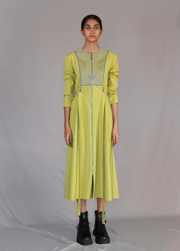 Knitted Panel Dress