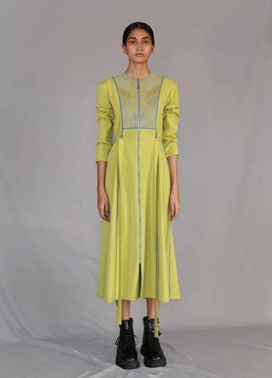 Knitted Panel Dress