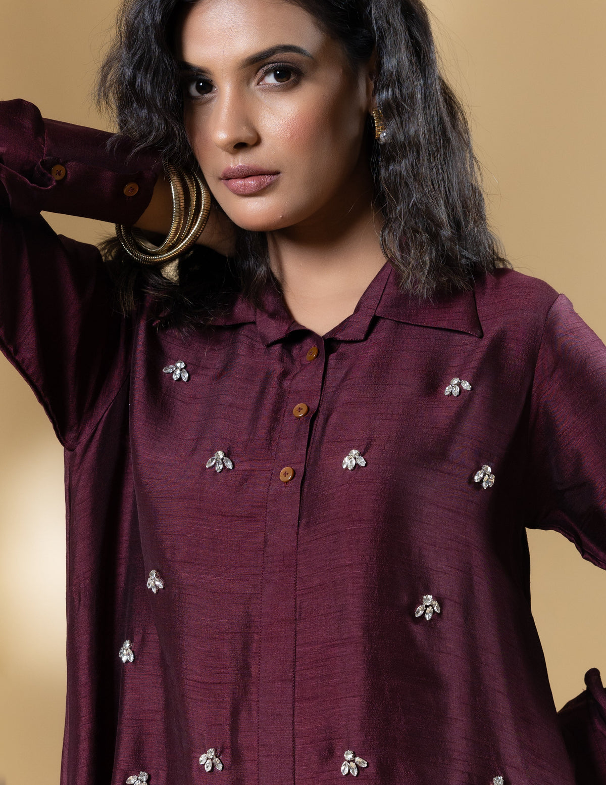 Bemberg Silk Gin Stone Dress