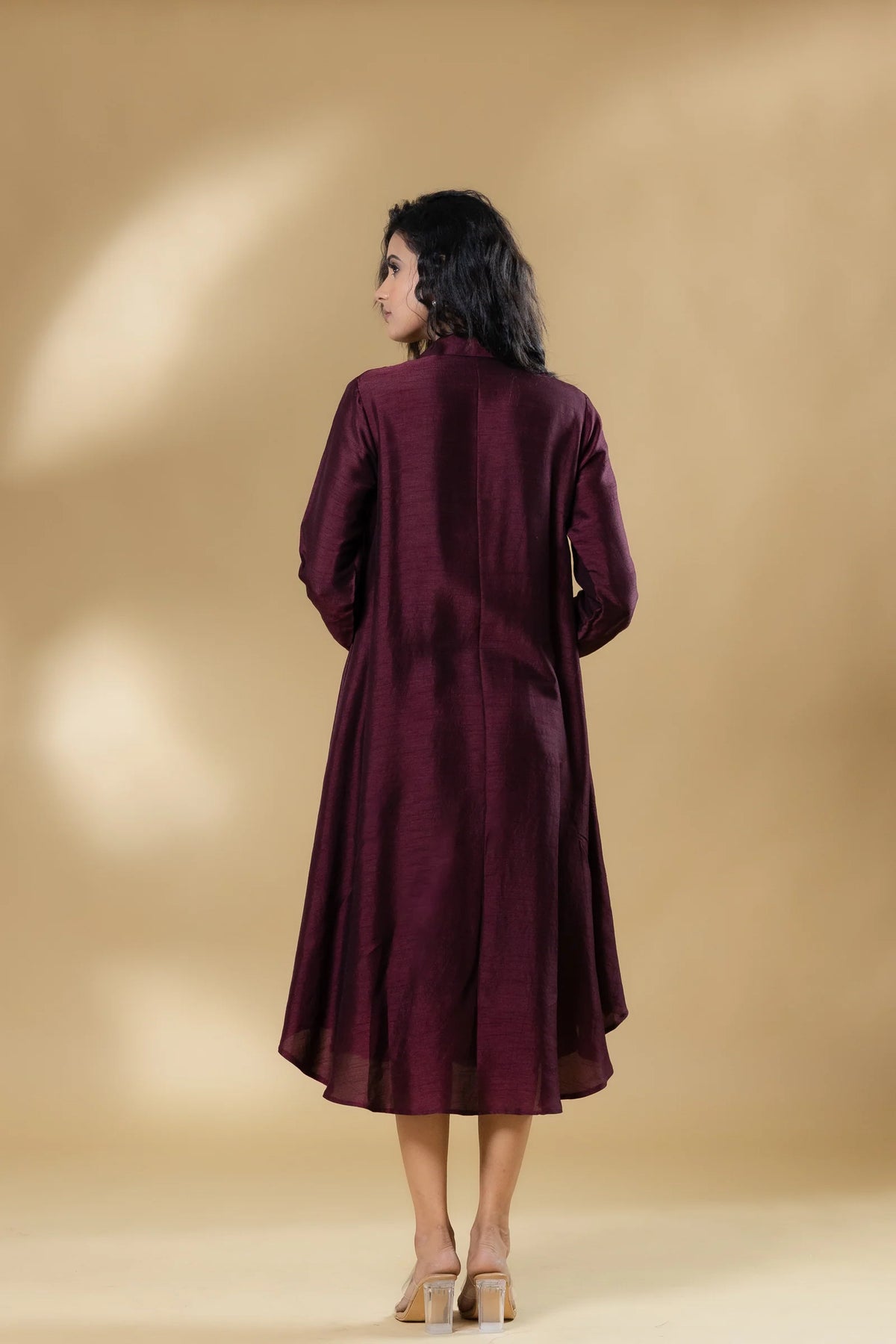 Bemberg Silk Gin Stone Dress