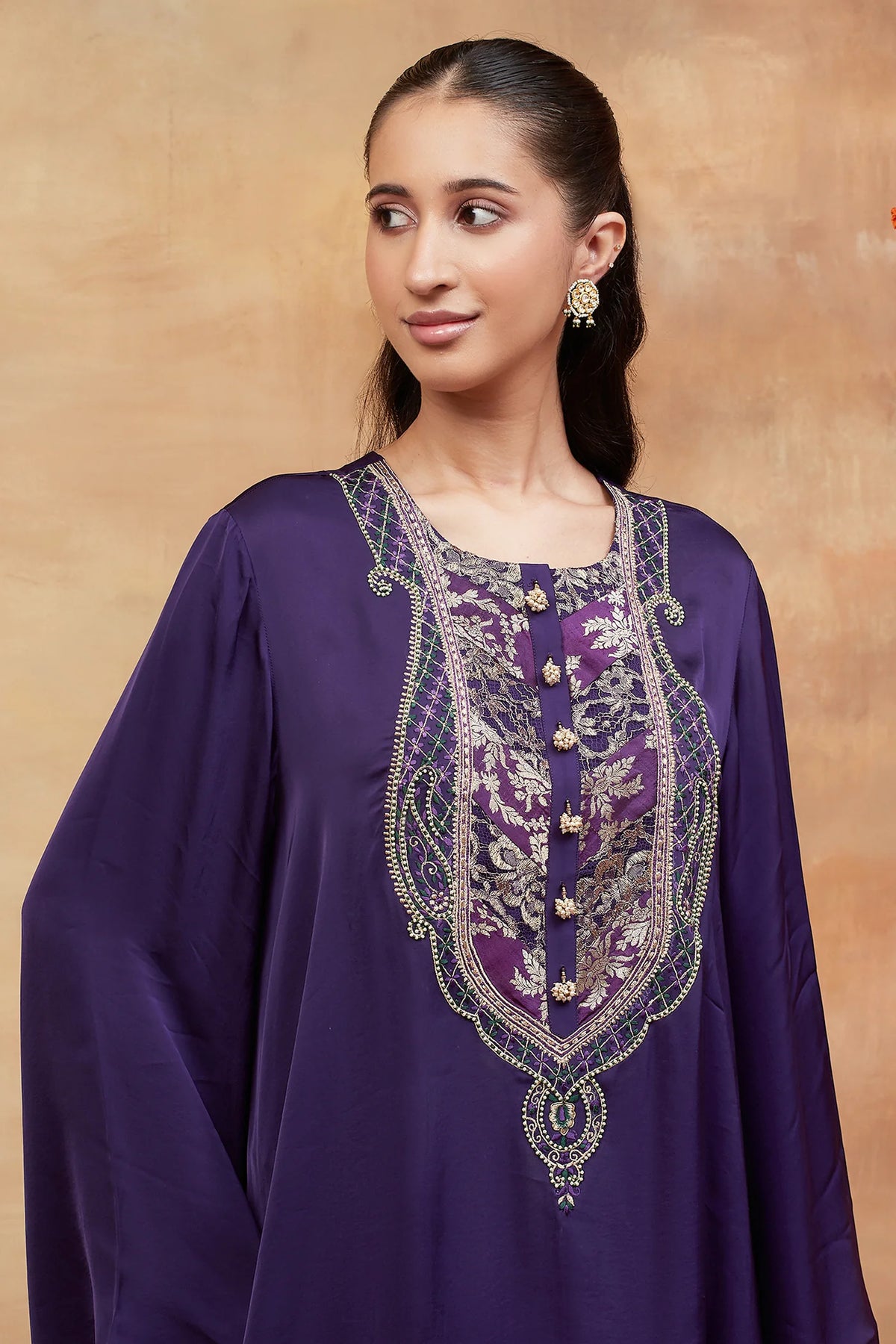 Meer Jamuni Hand Embroidered Banarasi Farshi Set