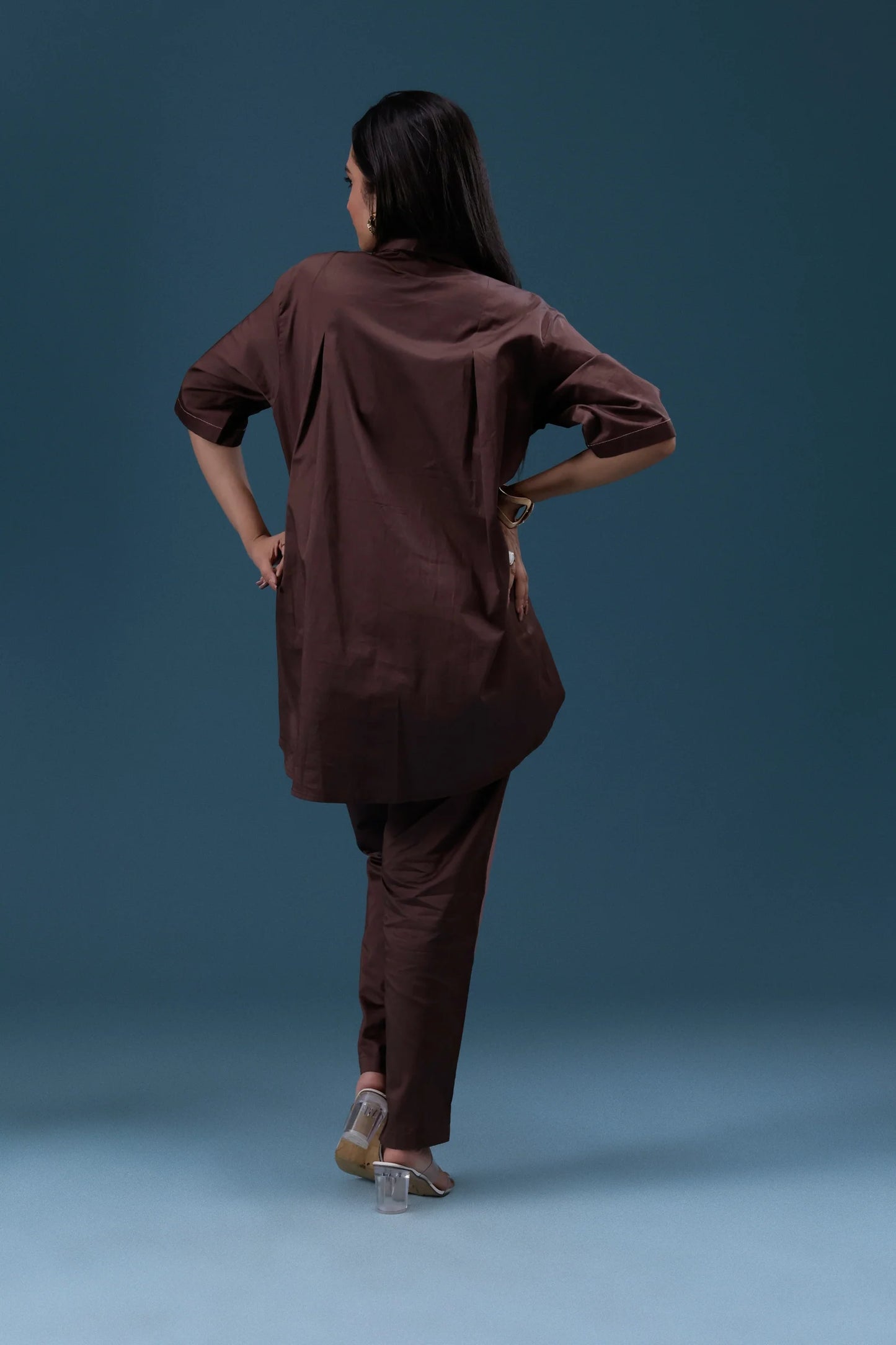 Mocha Luxe Utility Co-ord Set