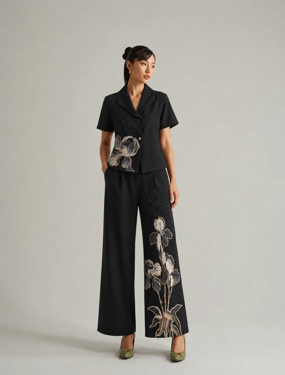 Noir Botanica Tailored Set
