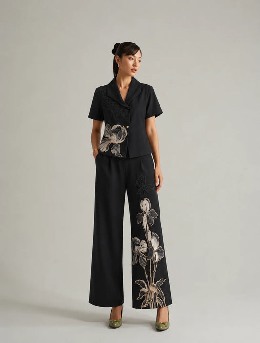 Noir Botanica Tailored Set