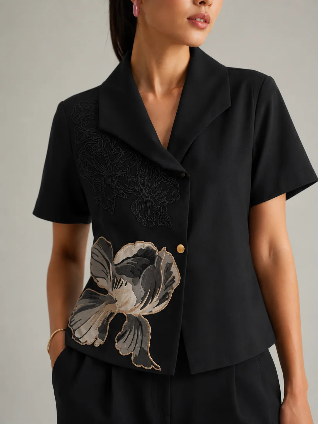 Noir Botanica Tailored Set