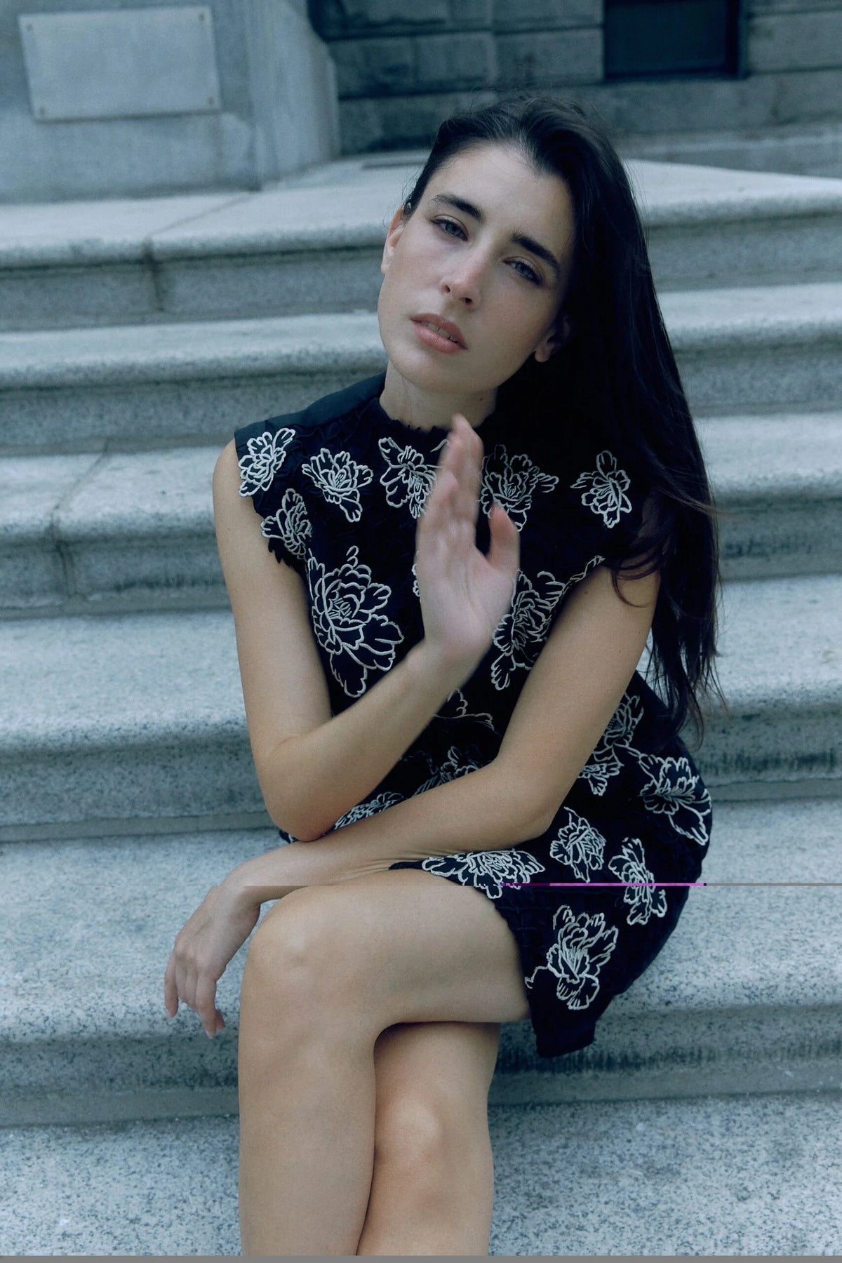 Noir Fleur Dress