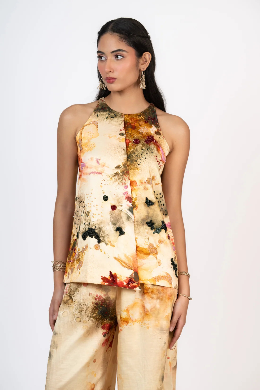 Noor Asymmetrical Top Set