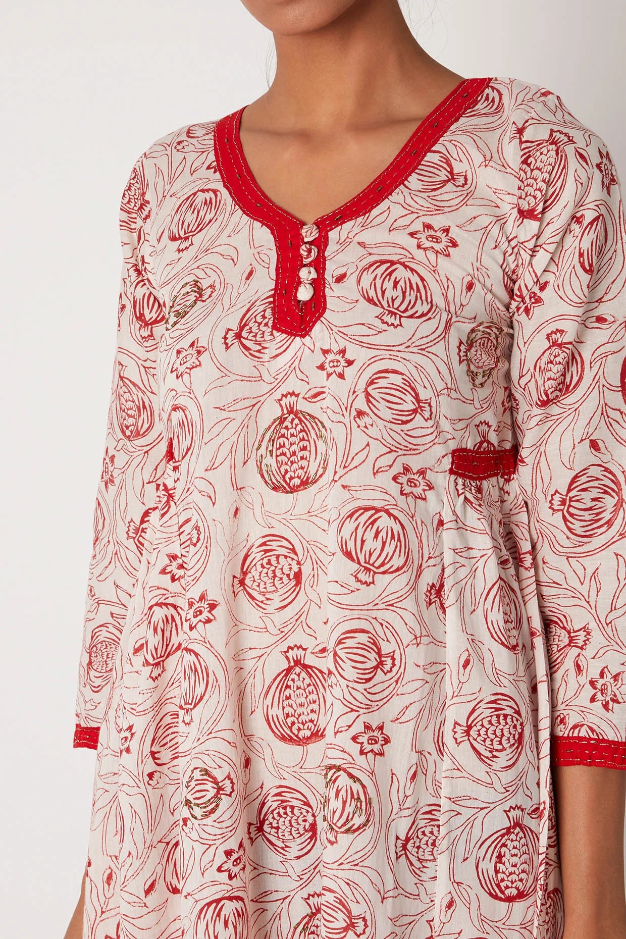 Pomegranate Kurta - Kurta Dress for Women
