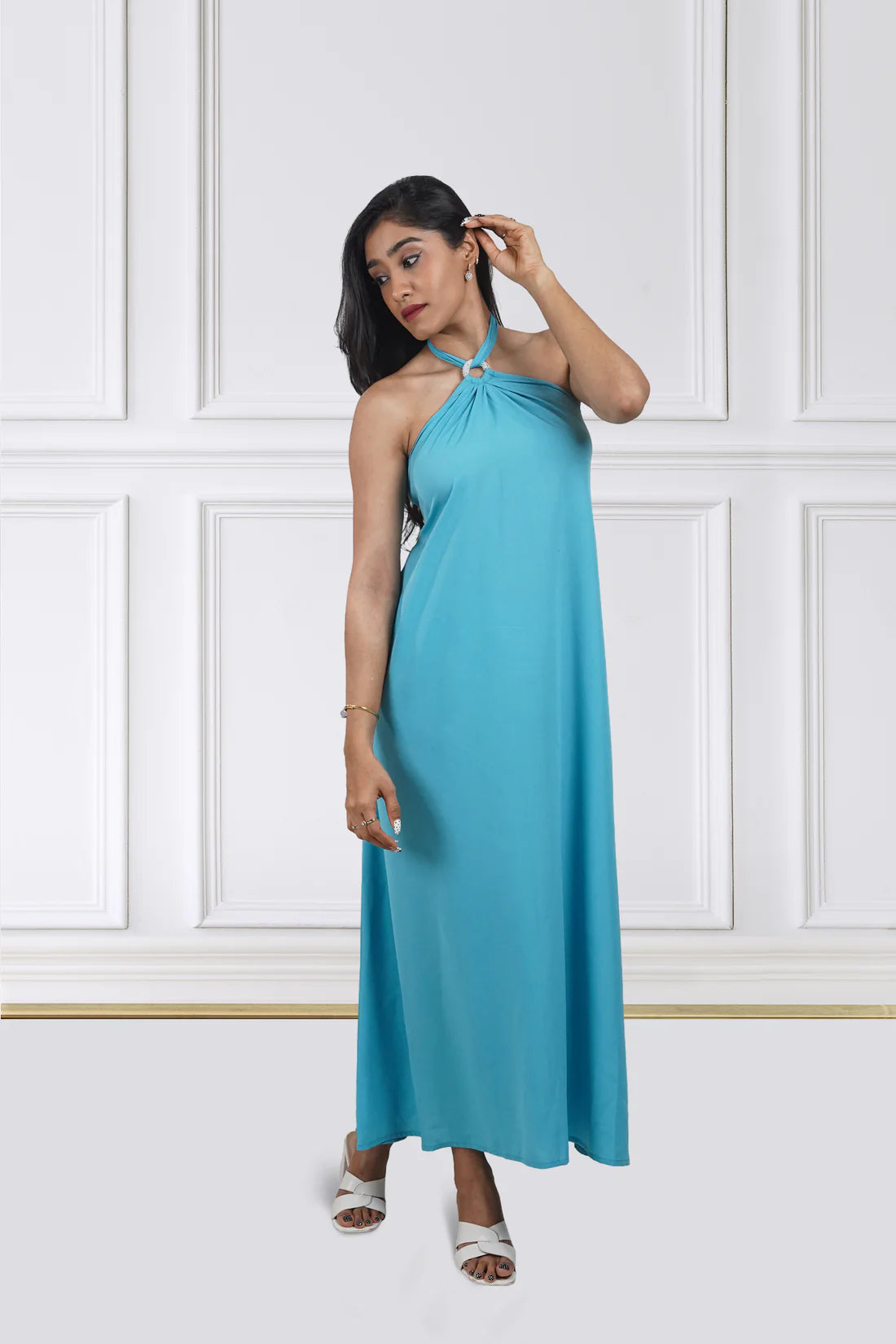 Ocean Ring Halter Maxi