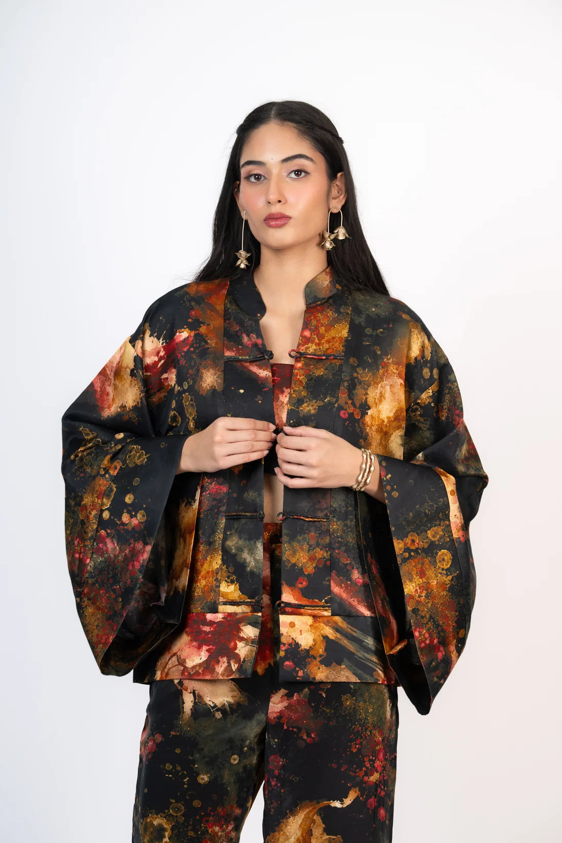 Pataka Mandarin Collar Set