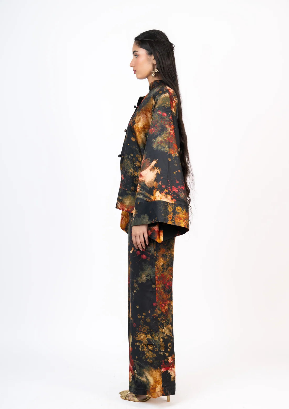 Pataka Mandarin Collar Set