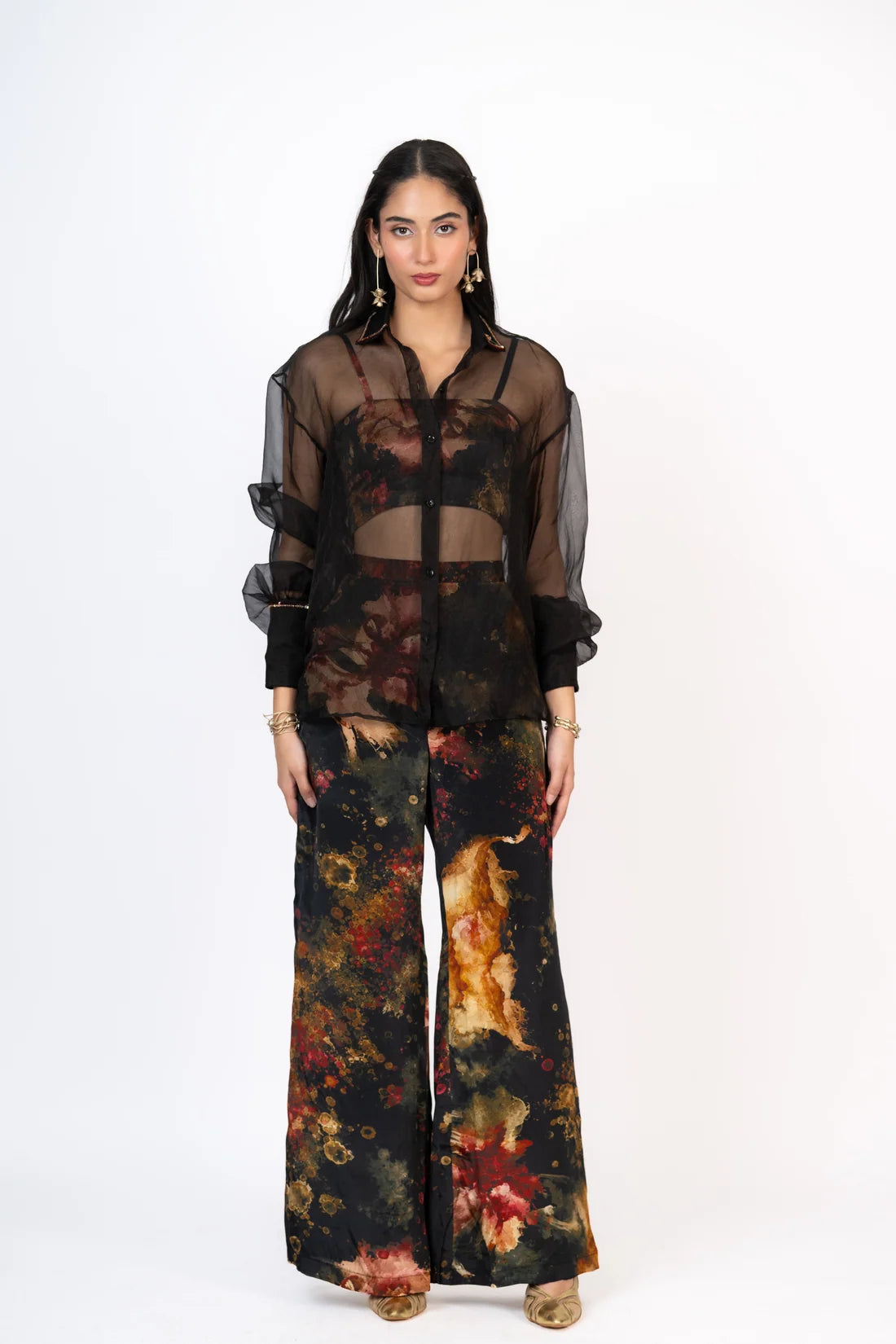 Pataka Organza Shirt Set