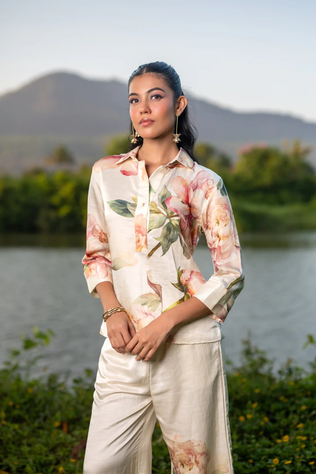 Peonies Shirt and Pants
