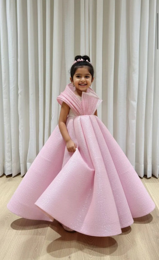 Petal Scallop Dress