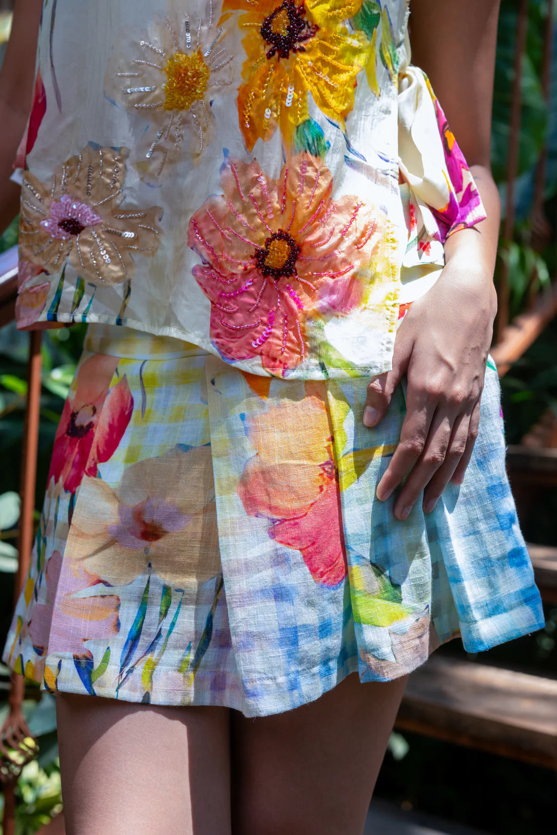 Picnic Apron and Skirt Set
