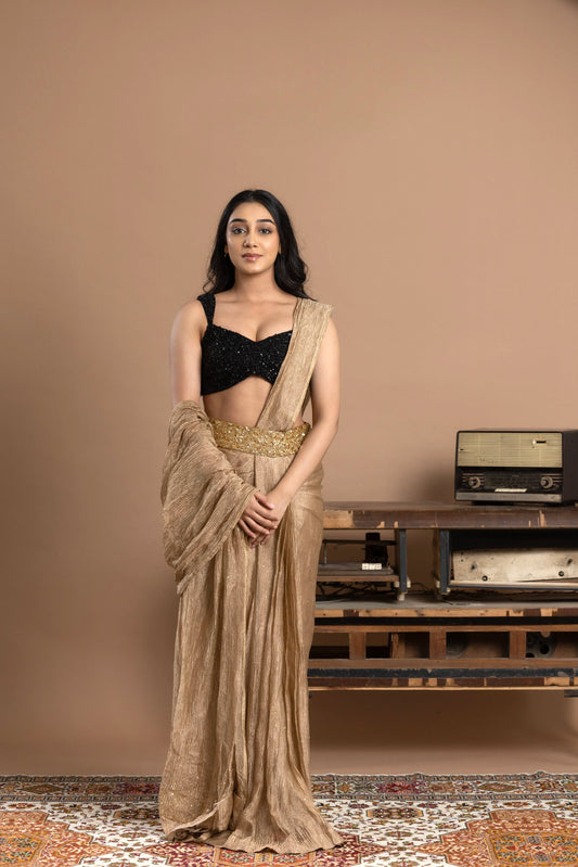 Pre- Draped Saree