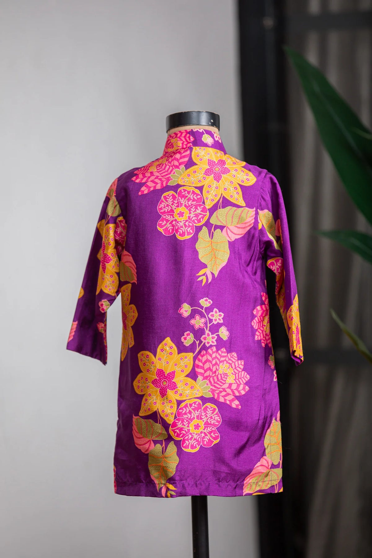 Purple Printed Lampi Kurta