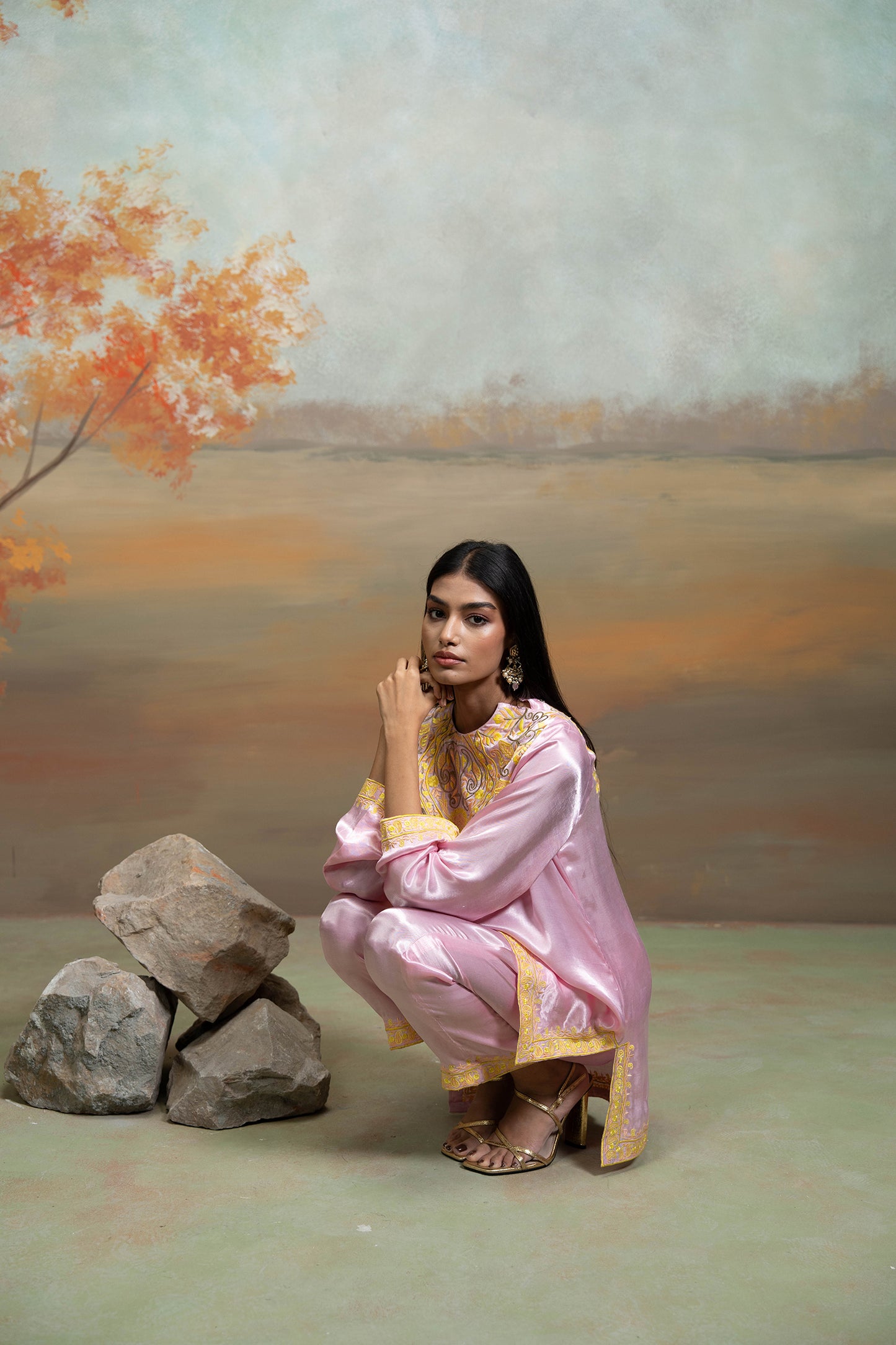 Kashmiri Heritage Kurta Set