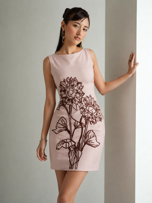 Rosé Soleil Dress