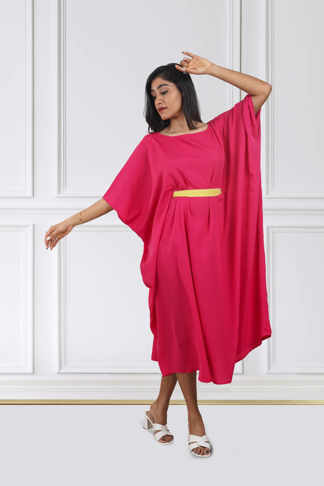 Rose Pop Box Kaftan Dress