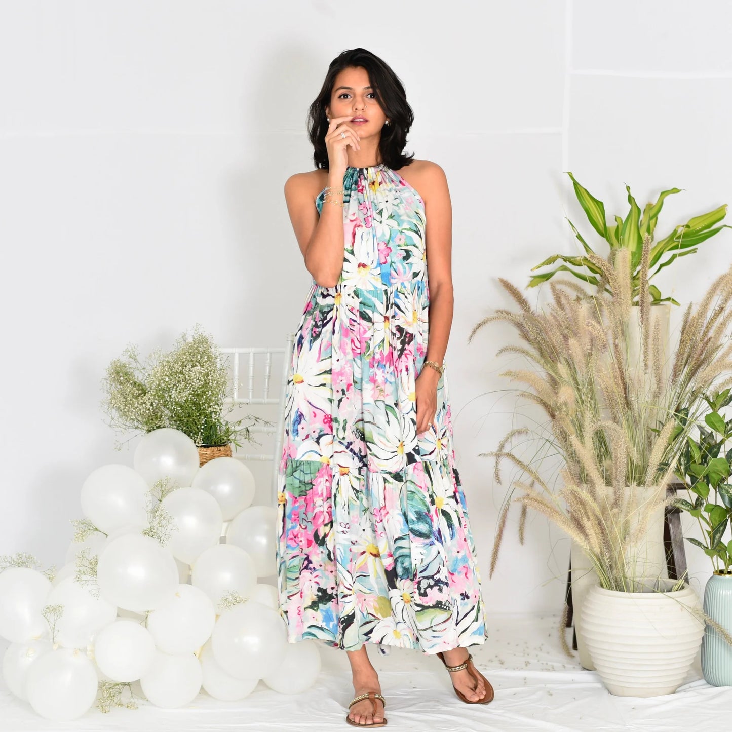 Rosemary Tiered Long Dress