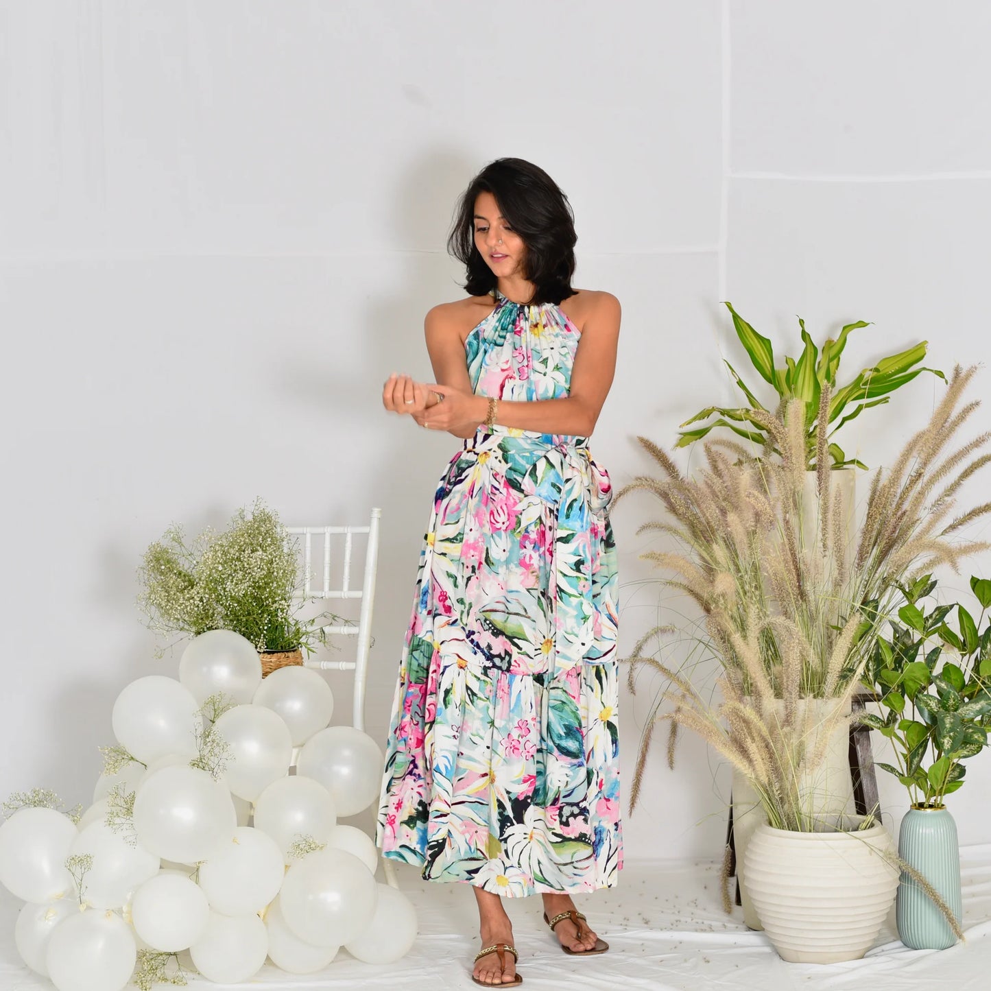 Rosemary Tiered Long Dress