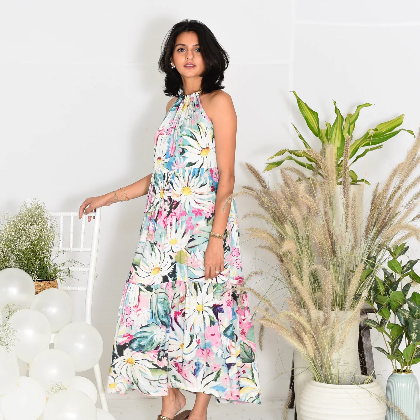 Rosemary Tiered Long Dress