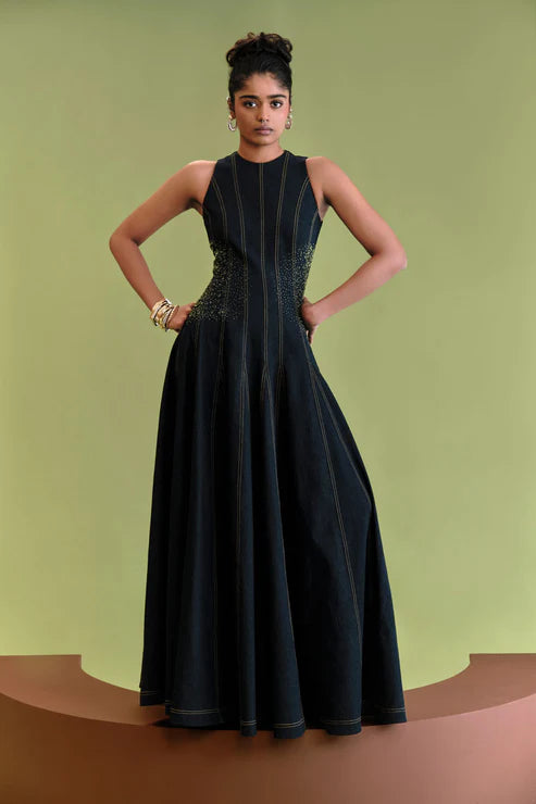 West Denim Long Dress