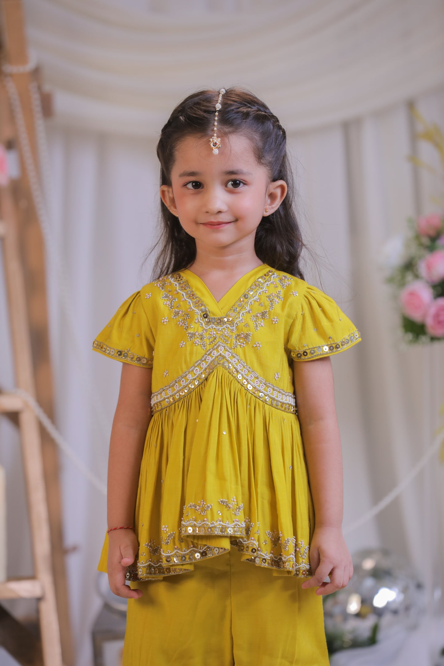 Hand Sequinced Embroidered Sharara