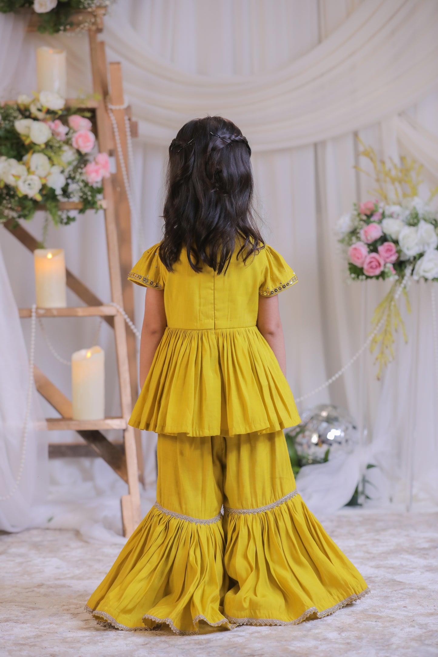 Hand Sequinced Embroidered Sharara