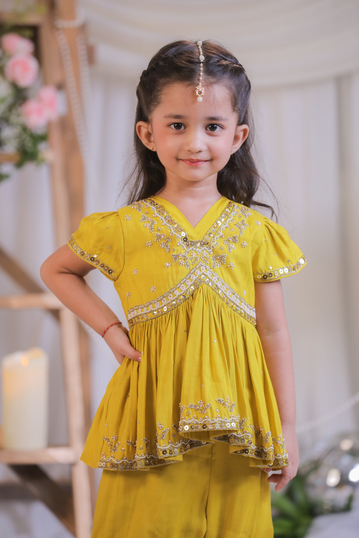 Hand Sequinced Embroidered Sharara