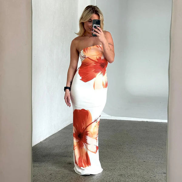 Sanrose Bandeau Maxi Dress