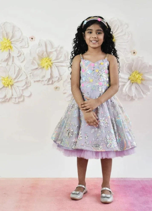 Sequins Embroidery Dress