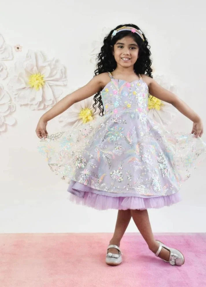 Sequins Embroidery Dress
