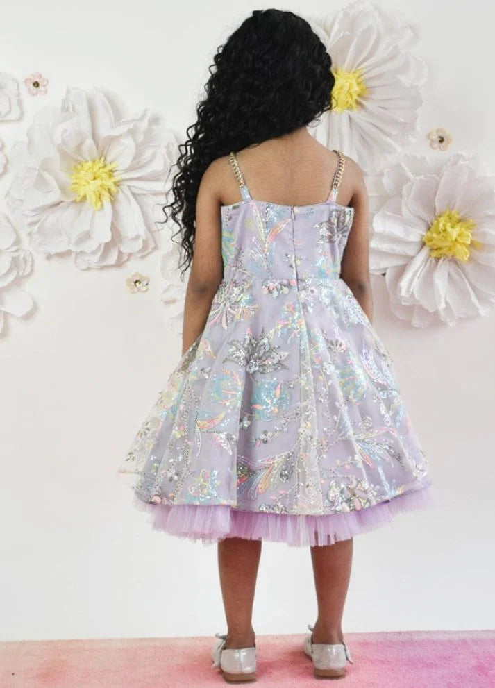 Sequins Embroidery Dress