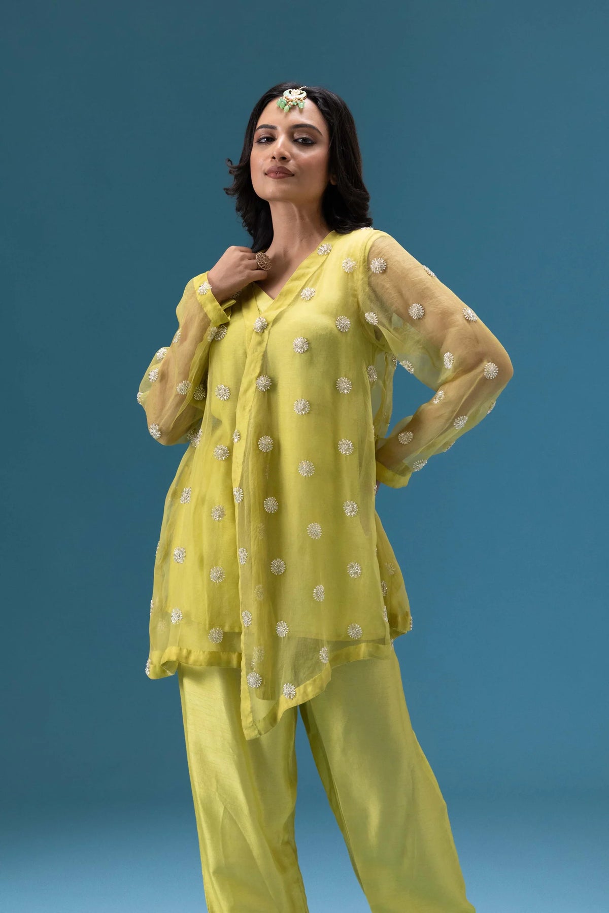 Sitara Lime Co-ord Set