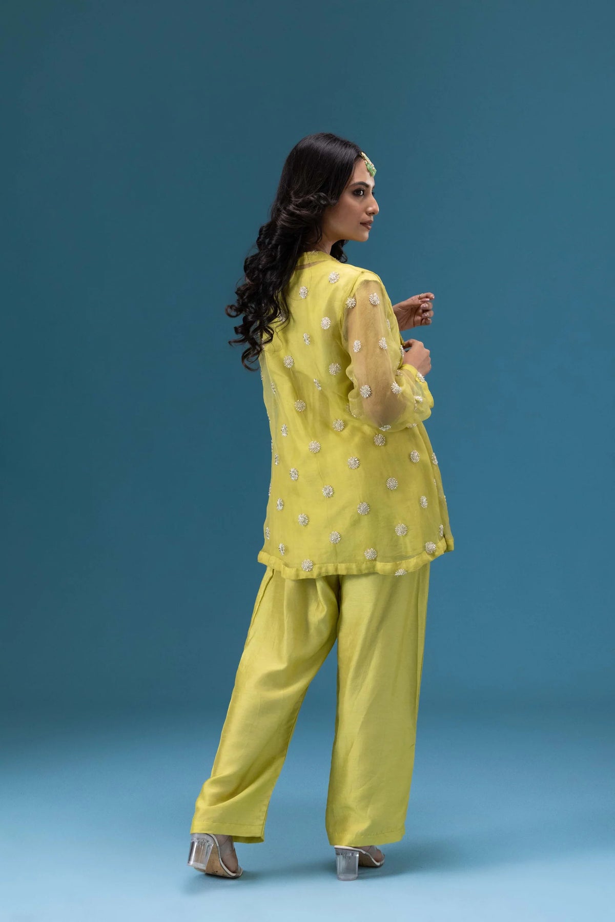Sitara Lime Co-ord Set