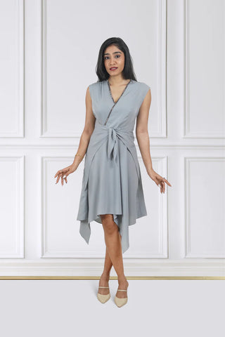 Slate Grace Wrap Dress