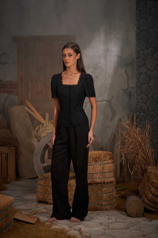 Tara Trouser - Effortless Elegance in Linen
