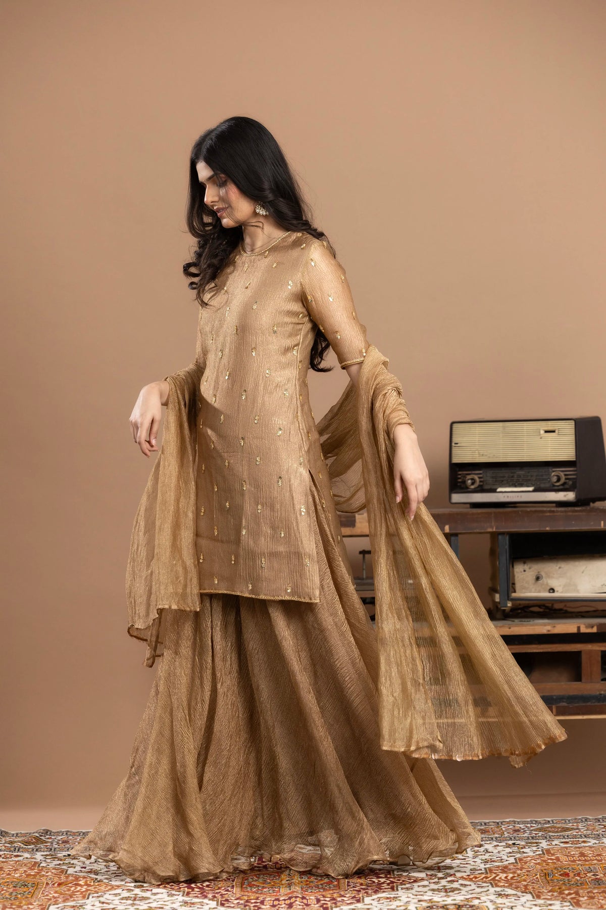 Tissue Gharara Set